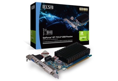 ELSA GeForce GT 710 LP 2GB Passive｜GD710-2GERLP|NVIDIA|ビデオカード