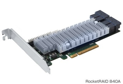 HighPoint RocketRAID 840A RAIDカード 6Gb/s SATA対応 PCI Express 3.0 x8｜RR840A|PCI Express|インターフェース/拡張カード