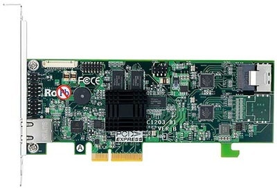 Areca ARC-1203-4I 6Gbps SATA対応 エントリーモデルRAIDアダプタ｜ARC-1203-4I|PCI Express|インターフェース/拡張カード