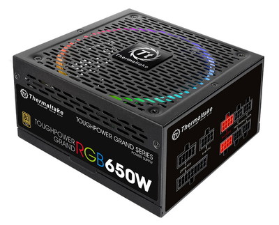 Thermaltake TOUGHPOWER GRAND RGB 650W 256色発光ファン 80PLUS GOLD認定取得電源ユニット｜PS-TPG-0650FPCGJP-R|600Wクラス|電源