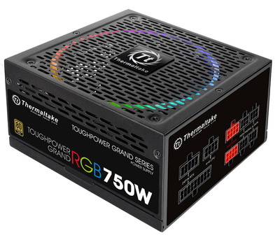 Thermaltake TOUGHPOWER GRAND RGB 750W 256色発光ファン 80PLUS GOLD認定取得電源ユニット｜PS-TPG-0750FPCGJP-R|700Wクラス|電源