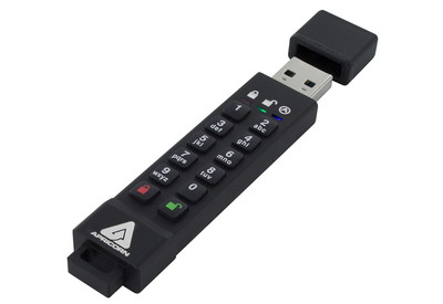 Apricorn Aegis Secure Key 3Z 32GB 認証型セキュリティUSBメモリー USB 3.1 Gen1｜ASK3Z-32GB|暗号化セキュリティ対応|USBメモリー