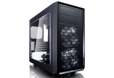 Fractal Design Focus G Mini Black Window フロントメッシュパネル採用ミニタワー型MicroATX PCケース｜FD-CA-FOCUS-MINI-BK-W|Mic