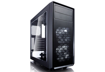 【アウトレット特価・新品】Fractal Design Focus G Black Window フロントメッシュパネル採用ミドルタワー型ATX PCケース｜FD-CA-FOCUS-BK-W|ATX|