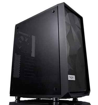 Fractal Design Meshify C Blackout Tempered Glass 強化ガラスパネルミドルタワー型PCケース｜FD-CA-MESH-C-BLO-TG|ATX|PCケース