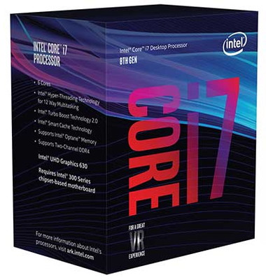 Intel Core i7 8700 (Coffee Lake-S) LGA1151 3.2GHz 6 コア｜BX80684I78700|Intel Core i7|CPU