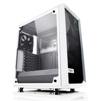 Fractal Design Meshify C ホワイト Tempered Glass ATXミドルタワー型PCケース｜FD-CA-MESH-C-WT-TGC|ATX|PCケース