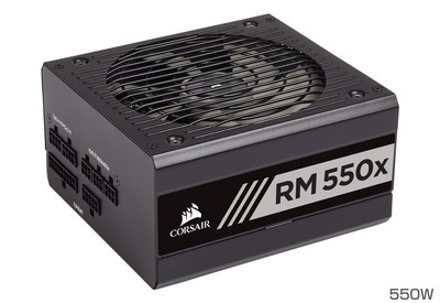 Corsair RM550x 2018 550W 電源ユニット｜CP-9020177-JP|500W クラス 以下|電源ユニット