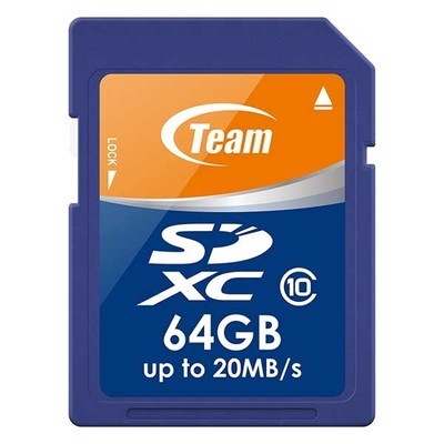 Team SD SDXC Class10 64GB｜XC064CL10TG|SDカード | microSDカード|フラッシュメモリ