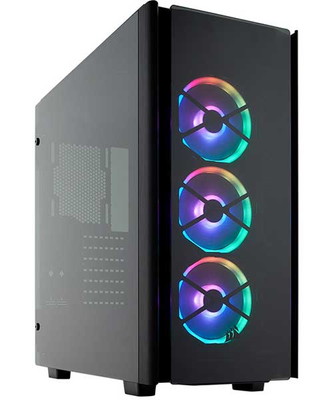 Corsair Obsidian 500D RGB SE スモーク強化ガラスパネル ATXミドルタワー型PCケース｜CC-9011139-WW|ATX|PCケース