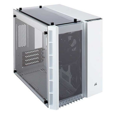 Corsair Crystal 280X ホワイト microATX ミニタワー型PCケース｜CC-9011136-WW|Micro-ATX|PCケース