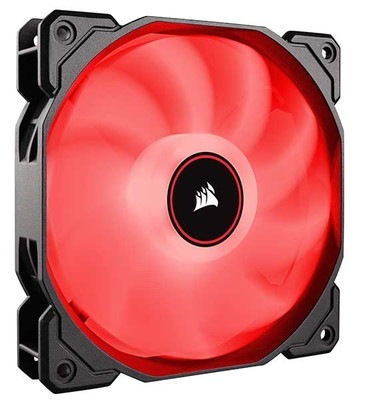 Corsair Air Series AF120 LED (2018) レッド 120mmファン -Single pack-｜CO-9050080-WW|ケースファン|クーラー/ヒートシンク/冷却/フ