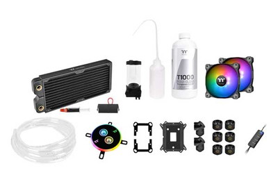 Thermaltake Pacific C240 DDC Soft Tube Water Cooling Kit 水冷オールインワンキット｜CL-W249-CU12SW-A|水冷パーツ|クーラー/ヒー