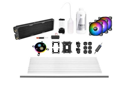 Thermaltake Pacific C360 Hard Tube Water Cooling Kit 水冷オールインワンキット｜CL-W243-CU12SW-A|水冷パーツ|クーラー/ヒートシンク
