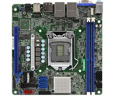 ASRock Rack Intel Xeon E-2100対応 mini-ITXマザーボード｜C246WSI|LGA1151(Intel)|マザーボード