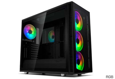 Fractal Design Define S2 Vision RGB 4面強化ガラスパネル搭載ミドルタワー型E-ATX PCケース｜FD-CA-DEF-S2V-RGB-BKO-TGD|Extende
