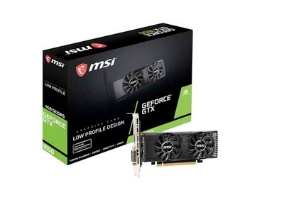 MSI GeForce GTX 1650 4GT LP デュアルファン搭載 ロープロファイル準拠のグラフィックボード|NVIDIA|ビデオカード