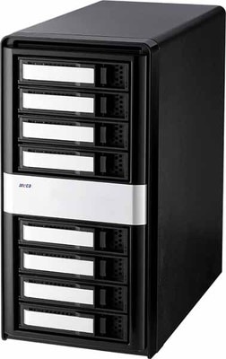Areca ARC-4038ML 8-Bays 12Gb/s SAS Tower JBOD Enclosure ブラック|NAS｜ハードディスクケース | サーバーストレージ