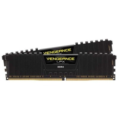 Corsair 16GB(8GBx2) DDR4 3600MHz(PC4-28800) 288 DIMM Unbuffered 18-22-22-42 Vengeance LPX Black 1.35