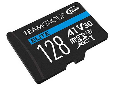 Team microSDXCカード  V30 128GB R/W up to 90/45MB/s ｜TEAUSDX128GIV30A103|SDカード | microSDカード|フラッシュメモリ