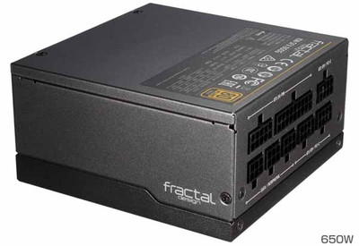 Fractal Design ION SFX 650G 650W フルモジュラータイプ電源ユニット｜FD-PSU-ION-SFX-650G-BK|600Wクラス|電源ユニット