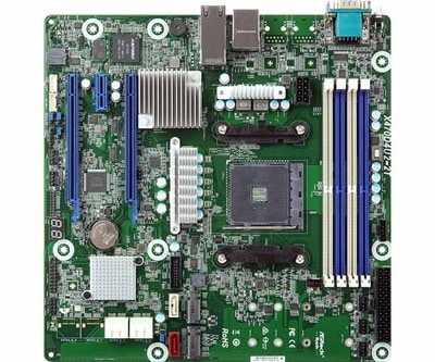 ASRock Rack X470D4U2-2T サーバー向けmicro-ATXマザーボード|マザーボード