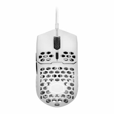 Cooler Master MasterMouse MM710 White Glossy ハニカムシェルデザイン超軽量ゲーミングマウス グロス加工モデル ホワイト｜MM-710-WWOL2|USBマウ