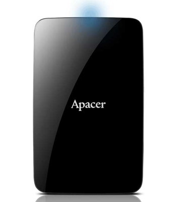 Apacer USB3.1（Gen1） AC233シリーズ 4TB ブラック ポータブルストレージ｜AP4TBAC233B-S|4TB以上|外付けSSD/HDD