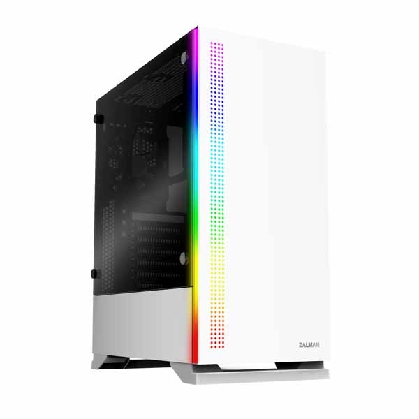 通販pc4u Zalman S5 White ミドルタワー型pcケース ホワイト