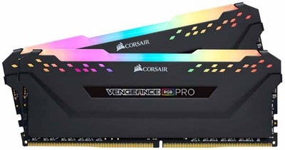 Corsair 16GB(8GBx2) DDR4 3600MHz (PC4-28800) 20-23-23-43  Unbuffered VENGEANCE RGB PRO Heatspreader 
