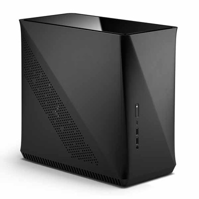 Fractal Design Era ITX Carbon - TG ミニタワー型PCケース カーボンカラー/強化ガラス｜FD-CA-ERA-ITX-BK|Mini-ITX|PCケース
