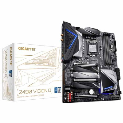 GIGABYTE Z490 VISION D クリエイター向け ATX マザーボード|LGA1200(Intel)|マザーボード