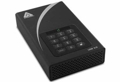 Apricorn Aegis Padlock DT - USB 3.0 Desktop Drive 暗証番号対応 3.5インチ外付けHDD 16TB｜ADT-3PL256-16TB(R2)|暗号化 |