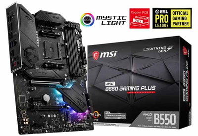 MSI  MPG B550 GAMING PLUS ゲーミング機能を備えたATXマザーボード|SocketAM4|マザーボード