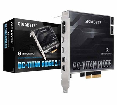 GIGABYTE GC-TITAN RIDGE Thunderbolt3拡張カード 2.0｜GC-TITAN RIDGE 2.0|PCI Express|インターフェース/拡張カード
