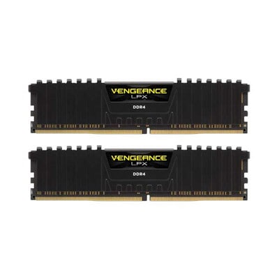 Corsair 64GB(32GBx2) DDR4 3600MHz(PC4-28800) DIMM, Unbuffered, 18-22-22-42, Vengeance LPX black Heat