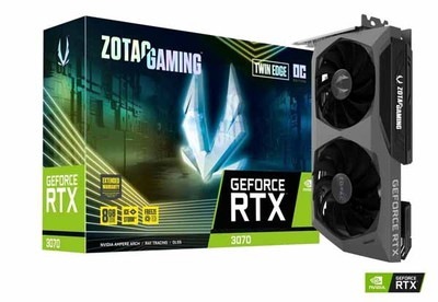 ZOTAC GAMING GeForce RTX 3070 Twin Edge OC グラフィックボード｜ZTRTX3070TWINEDGEOC-8GBGDR6/ZT-A30700H-10P|NVID