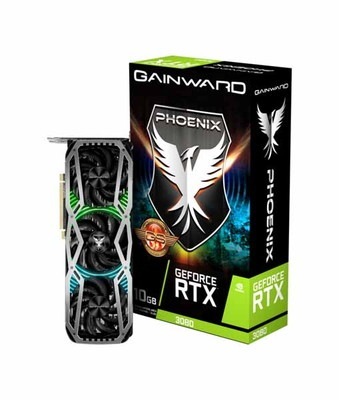 GAINWARD RTX3080 PHOENIX GS 10G GDDR6X 320bit 3-DP HDMI グラフィックボード｜NED3080S19IA-132AX|NVIDIA|ビデオカード