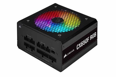 Corsair CX650F RGB Black 電源ユニット 650W ブラック｜CP-9020217-JP|600Wクラス|電源ユニット