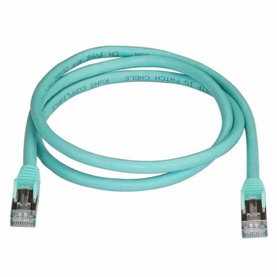StarTech カテゴリ6A対応LANケーブル(1m/アクア)Cat6A STPケーブル ツメ折れ防止カバー付き｜6ASPAT1MAQ|ネットワーク系|ケーブル/コネクタ/変換・延長アダプタ