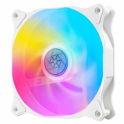 SILVERSTONE Air Blazer 120RW アドレッサブルRGBファン 120mm ホワイト｜SST-AB120RW-ARGB|ケースファン|クーラー/ヒートシンク/冷却/ファン/水冷