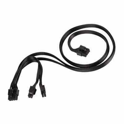 SILVERSTONE PP13 PSU用のEPS 8ピン〜EPS 8ピン+ (4+4)ピンスプリッタ｜SST-PP13|PC内部パーツ系|ケーブル/コネクタ/変換・延長アダプタ