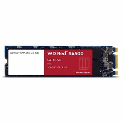Western Digital WD Red SA500 NAS SATA SSD 容量500GB M.2(2280) 3D NAND 2.38mm｜WDS500G1R0B|M.2|SSD