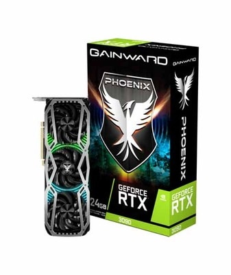 GAINWARD RTX3090 PHOENIX 24G GDDR6X 384bit 3-DP HDMI｜NED3090019SB-132BX-G|NVIDIA|ビデオカード