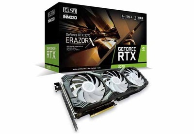 ELSA GeForce RTX 3070 ERAZOR X NVIDIA GeForce RTX 3070を搭載 オーバークロック仕様のグラフィックボード｜GD3070-8GEREZX|NVIDIA