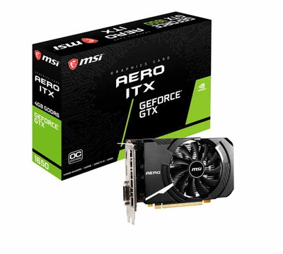 MSI GeForce GTX 1650 D6 AERO ITX J OC シングルファン設計グラフィックボード|NVIDIA|ビデオカード