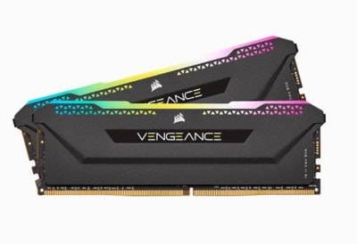 Corsair 16GB(2x8GB) DDR4 3600MHz(PC4-28800) DIMM VENGEANCE RGB PRO SL Black for AMD & Intel｜CMH16GX4