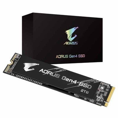 GIGABYTE AORUS Gen4 SSD 容量2TB M.2 2280 3D TLC NAND 2.3mm｜GP-AG42TB|M.2|SSD