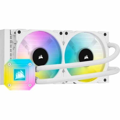 Corsair iCUE H100i ELITE CAPELLIX -White- 水冷一体型CPUクーラー 2x120mm｜CW-9060050-WW|CPUクーラー|クーラー/ヒートシンク/冷却/