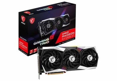 MSI Radeon RX 6900 XT GAMING X TRIO 16G オーバークロック仕様のグラフィックボード|AMD|ビデオカード
